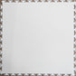 PVC Leather Look Interlocking Garage Flooring Tiles - White