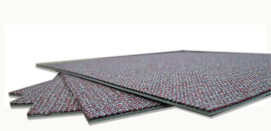 Dominoes Charcoal / Red /Fuchsia