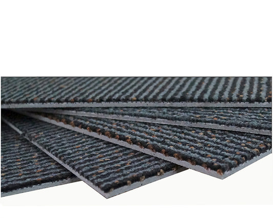 Fence 7 Base Charcoal / Black Lineals with Brown Highlights