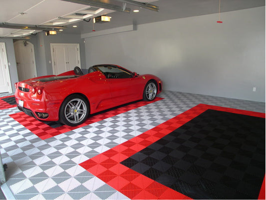 Big Rib 40cm x 40cm Garage Flooring - Black