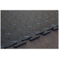 PVC Interlocking Tiles - Black - Coin Dot