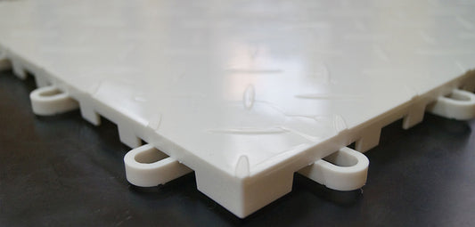QUICK DIAMOND INTERLOCKING TILES - WHITE