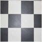 PG8927 & PG8841 CHECK PATTERN - GLUE DOWN - THE CLOSEST MATCH TO PURE BLACK & WHITE IN EMBOSSED VINYL TILES