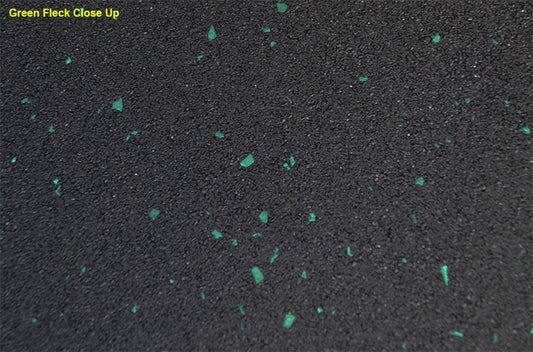 1Mx1M x 15mm Gym Rubber- Green Fleck-1 to 49 Tiles $35.00ea