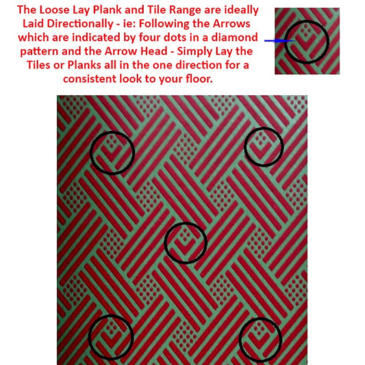 Loose Lay Vinyl Floor Tiles - KCM 1725