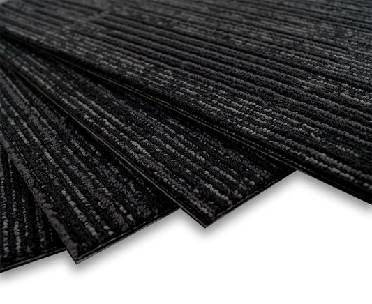 Niagara 9 Cushionback - Charcoals / Greys/ Indent Pattern