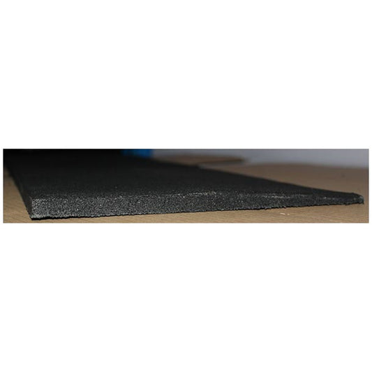 Gym Rubber Ramps - Black - 1m x 25cm