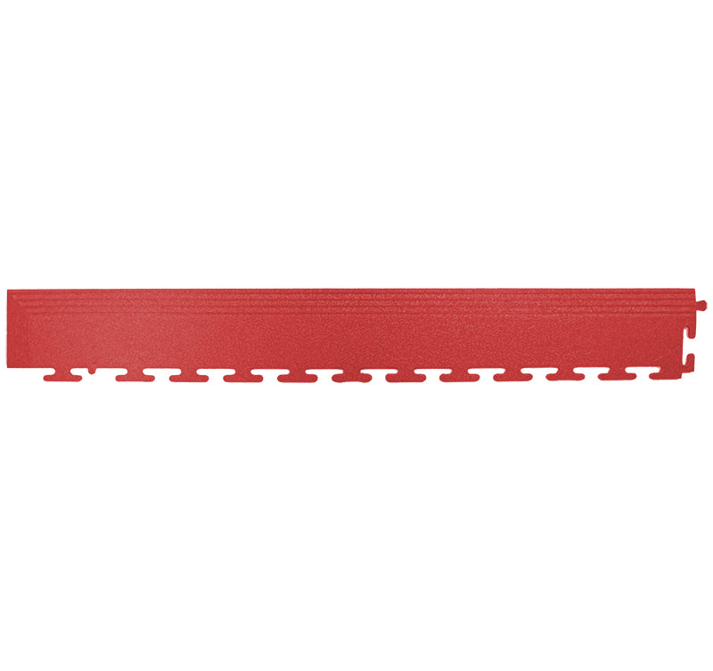 PVC Coin Dot Garage Flooring - Corner Ramps - Red