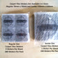 Carpet Tiles Stickers - Jumbo 150mm x 150mm Pack of 100 Stickers